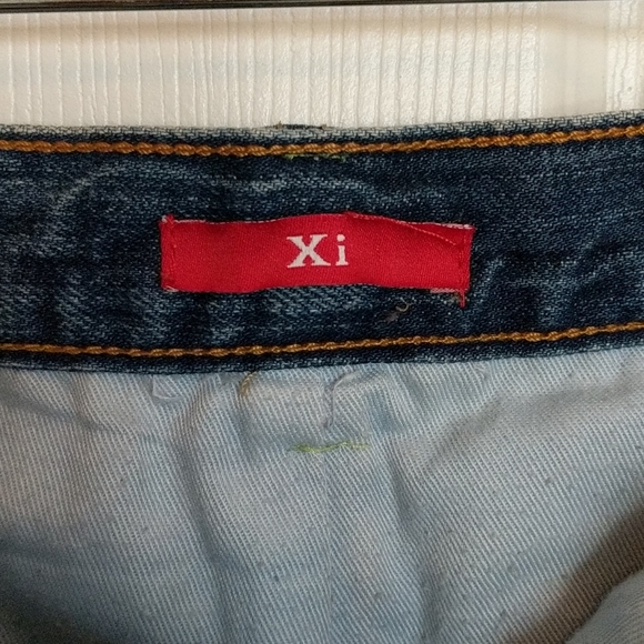 🤩Y2K Mini Jean Skirt Eyelet Lacing Size Small - Picture 5 of 5